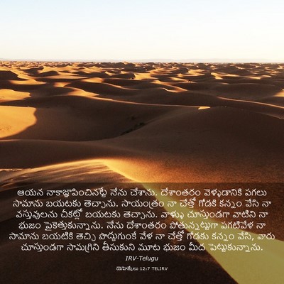 Picture 03 - యెహెజ్కేలు 12:7 TELIRV - ఆయన - Bible Verse Picture