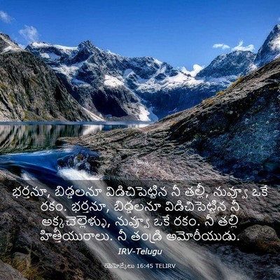 Picture 03 - యెహెజ్కేలు 16:45 TELIRV - భర్తనూ, బిడ్డలనూ - Bible Verse Picture