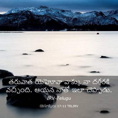 Picture 03 - యెహెజ్కేలు 17:11 TELIRV - తరువాత యెహోవా - Bible Verse Picture