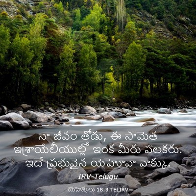 Picture 03 - యెహెజ్కేలు 18:3 TELIRV - నా జీవం తోడు, ఈ - Bible Verse Picture