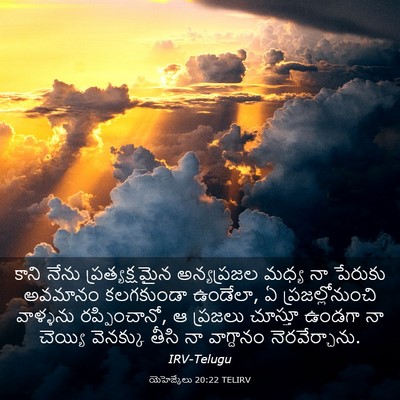 Picture 03 - యెహెజ్కేలు 20:22 TELIRV - కాని నేను - Bible Verse Picture