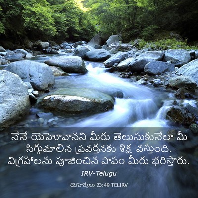 Picture 03 - యెహెజ్కేలు 23:49 TELIRV - నేనే యెహోవానని - Bible Verse Picture