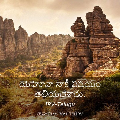 Picture 03 - యెహెజ్కేలు 30:1 TELIRV - యెహోవా నాకీ విషయం - Bible Verse Picture