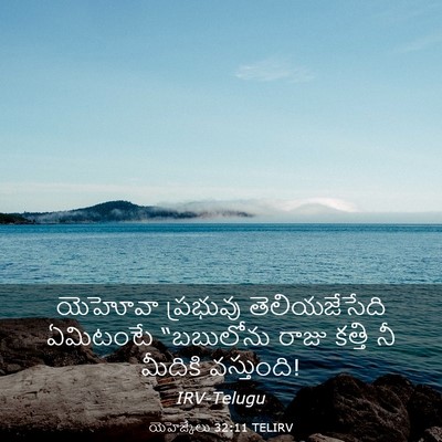 Picture 03 - యెహెజ్కేలు 32:11 TELIRV - యెహోవా ప్రభువు - Bible Verse Picture