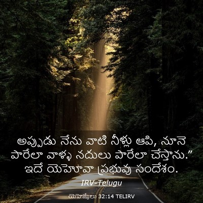 Picture 03 - యెహెజ్కేలు 32:14 TELIRV - అప్పుడు నేను వాటి - Bible Verse Picture