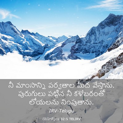 Picture 03 - యెహెజ్కేలు 32:5 TELIRV - నీ మాంసాన్ని - Bible Verse Picture
