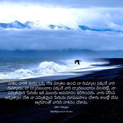 Picture 03 - యెహెజ్కేలు 43:8 TELIRV - నాకు, వారికి మధ్య - Bible Verse Picture