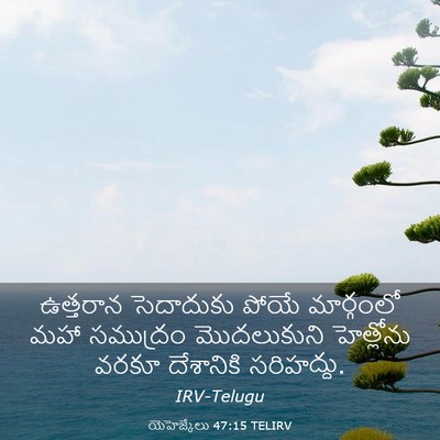 Picture 03 - యెహెజ్కేలు 47:15 TELIRV - ఉత్తరాన సెదాదుకు - Bible Verse Picture
