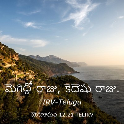 Picture 03 - యెహోషువ 12:21 TELIRV - మెగిద్దో రాజు, - Bible Verse Picture