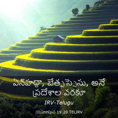 Picture 03 - యెహోషువ 19:20 TELIRV - ఏన్‌హద్దా, - Bible Verse Picture