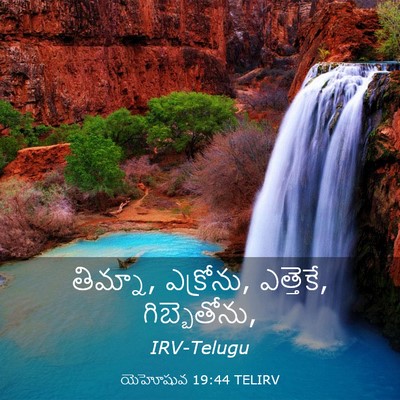 Picture 03 - యెహోషువ 19:44 TELIRV - తిమ్నా, ఎక్రోను, - Bible Verse Picture