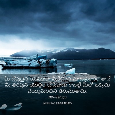 Picture 03 - యెహోషువ 23:10 TELIRV - మీ దేవుడైన యెహోవా - Bible Verse Picture