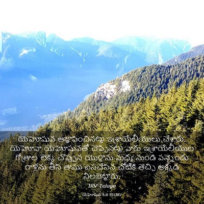 Picture 03 - యెహోషువ 4:8 TELIRV - యెహోషువ - Bible Verse Picture