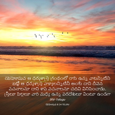 Picture 03 - యెహోషువ 8:34 TELIRV - యెహోషువ ఆ - Bible Verse Picture