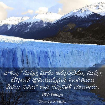 Picture 03 - యోబు 21:14 TELIRV - వాళ్ళు “నువ్వు - Bible Verse Picture
