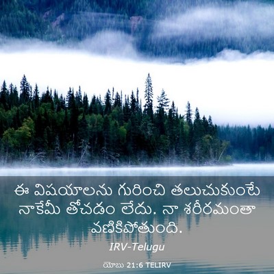 Picture 03 - యోబు 21:6 TELIRV - ఈ విషయాలను - Bible Verse Picture
