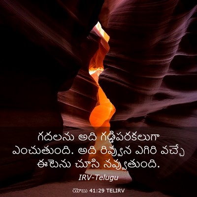 Picture 03 - యోబు 41:29 TELIRV - గదలను అది - Bible Verse Picture