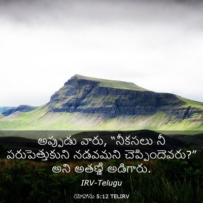 Picture 03 - యోహాను 5:12 TELIRV - అప్పుడు వారు, - Bible Verse Picture