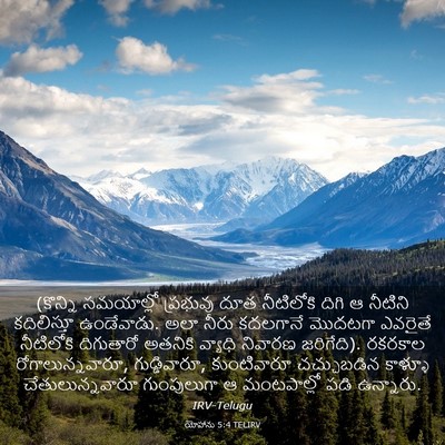Picture 03 - యోహాను 5:4 TELIRV - (కొన్ని సమయాల్లో - Bible Verse Picture