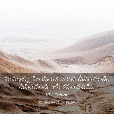 Picture 03 - రోమీయులకు 12:14 TELIRV - మిమ్మల్ని - Bible Verse Picture