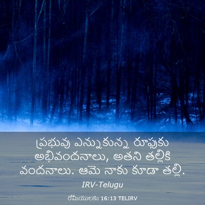 Picture 03 - రోమీయులకు 16:13 TELIRV - ప్రభువు - Bible Verse Picture