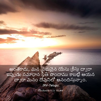 Picture 03 - రోమీయులకు 5:11 TELIRV - అంతేకాదు, మన - Bible Verse Picture