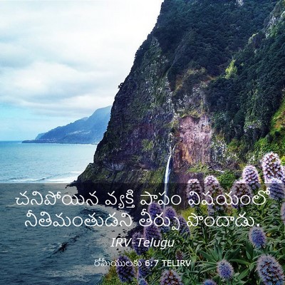 Picture 03 - రోమీయులకు 6:7 TELIRV - చనిపోయిన వ్యక్తి - Bible Verse Picture