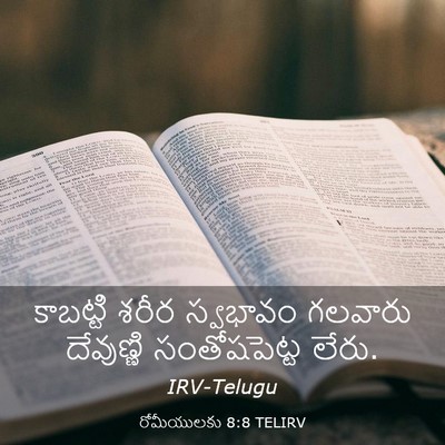 Picture 03 - రోమీయులకు 8:8 TELIRV - కాబట్టి శరీర - Bible Verse Picture