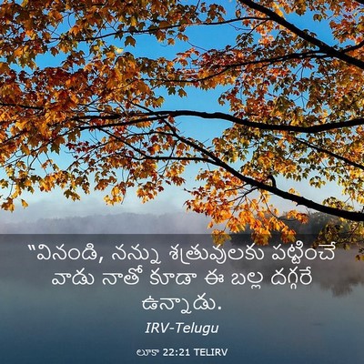 Picture 03 - లూకా 22:21 TELIRV - “వినండి, నన్ను - Bible Verse Picture