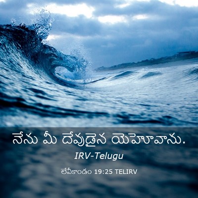 Picture 03 - లేవీకాండం 19:25 TELIRV - నేను మీ దేవుడైన - Bible Verse Picture