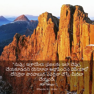 Picture 03 - లేవీకాండం 4:2 TELIRV - “నువ్వు ఇశ్రాయేలు - Bible Verse Picture