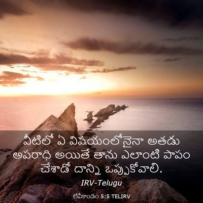 Picture 03 - లేవీకాండం 5:5 TELIRV - వీటిలో ఏ - Bible Verse Picture