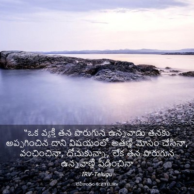 Picture 03 - లేవీకాండం 6:2 TELIRV - “ఒక వ్యక్తి తన - Bible Verse Picture