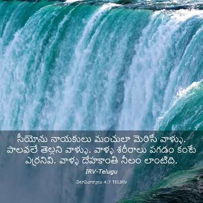 Picture 03 - విలాపవాక్యాలు 4:7 TELIRV - సీయోను నాయకులు - Bible Verse Picture