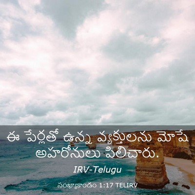 Picture 03 - సంఖ్యాకాండం 1:17 TELIRV - ఈ పేర్లతో ఉన్న - Bible Verse Picture