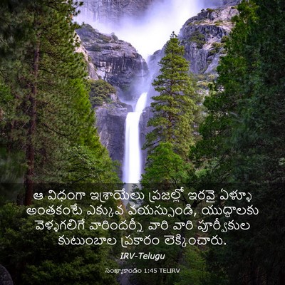 Picture 03 - సంఖ్యాకాండం 1:45 TELIRV - ఆ విధంగా - Bible Verse Picture
