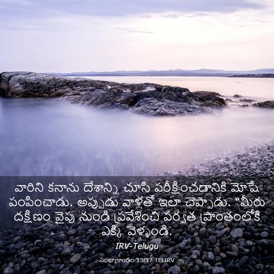 Picture 03 - సంఖ్యాకాండం 13:17 TELIRV - వారిని కనాను - Bible Verse Picture