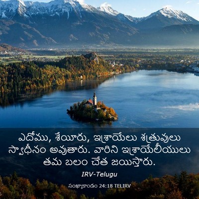 Picture 03 - సంఖ్యాకాండం 24:18 TELIRV - ఎదోము, శేయీరు, - Bible Verse Picture