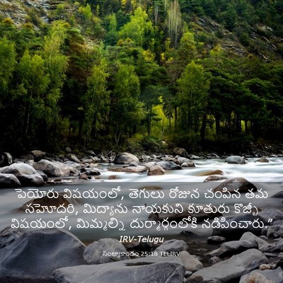 Picture 03 - సంఖ్యాకాండం 25:18 TELIRV - పెయోరు విషయంలో, - Bible Verse Picture