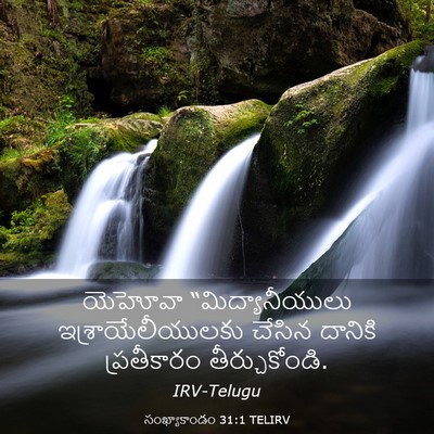 Picture 03 - సంఖ్యాకాండం 31:1 TELIRV - యెహోవా - Bible Verse Picture