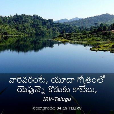 Picture 03 - సంఖ్యాకాండం 34:19 TELIRV - వారెవరంటే, యూదా - Bible Verse Picture