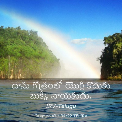 Picture 03 - సంఖ్యాకాండం 34:22 TELIRV - దాను గోత్రంలో - Bible Verse Picture
