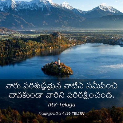 Picture 03 - సంఖ్యాకాండం 4:19 TELIRV - వారు పరిశుద్ధమైన - Bible Verse Picture