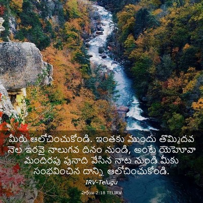 Picture 03 - హగ్గయి 2:18 TELIRV - మీరు - Bible Verse Picture