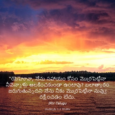 Picture 03 - హబక్కూకు 1:2 TELIRV - “యెహోవా, నేను - Bible Verse Picture
