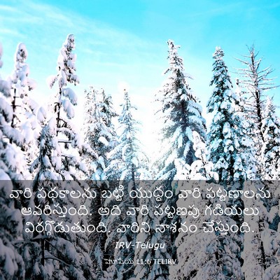 Picture 03 - హోషేయ 11:6 TELIRV - వారి పథకాలను - Bible Verse Picture