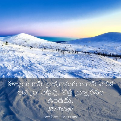 Picture 03 - హోషేయ 9:2 TELIRV - కళ్ళాలు గాని - Bible Verse Picture