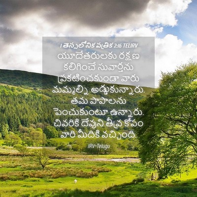Picture 04 - 1 తెస్సలోనిక పత్రిక 2:16 TELIRV - యూదేతరులకు రక్షణ - Bible Verse Picture