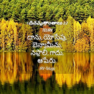 Picture 04 - 1 దినవృత్తాంతాలు 2:2 TELIRV - దాను, యోసేపు, - Bible Verse Picture
