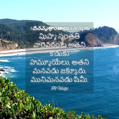 Picture 04 - 1 దినవృత్తాంతాలు 4:26 TELIRV - మిష్మా సంతతి - Bible Verse Picture